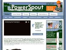 Tablet Screenshot of powerspout.com